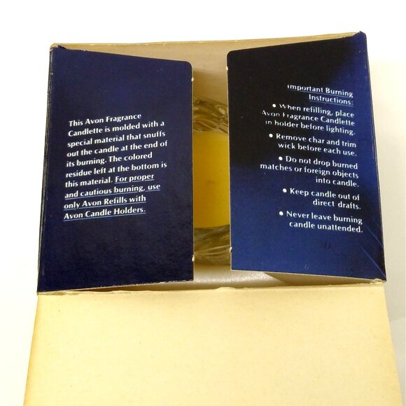 Avon Dove In Flight Meadow Morn Fragrance Candlelette Vintage Late 1970s New Old - Picture 8 of 8